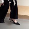 Fashion 2025 Ladies Shoes High Quality Slip On Women's Pumps Autumn Pointed Toe Solid Fashion Shallow Mouth High Heels Dress Pumps Women