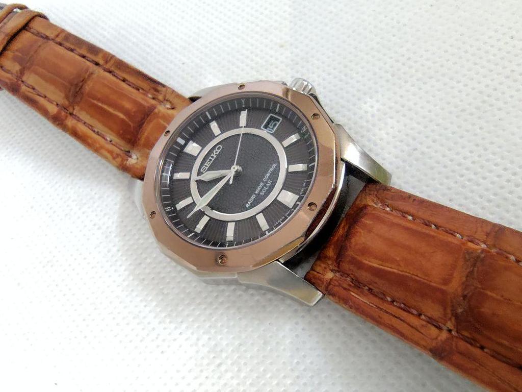 [USED] Seiko Brightz Titanium 7B22-0BG0 Radio Solar Watch