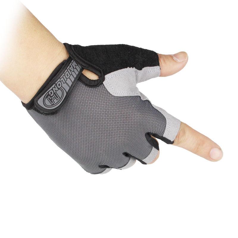Fitness Gloves Half-finger Thin Breathable Shock-absorbing Wear-resistant Non-slip Outdoor Sports Gloves Men's and Women's Cycling Bicycle Gloves
