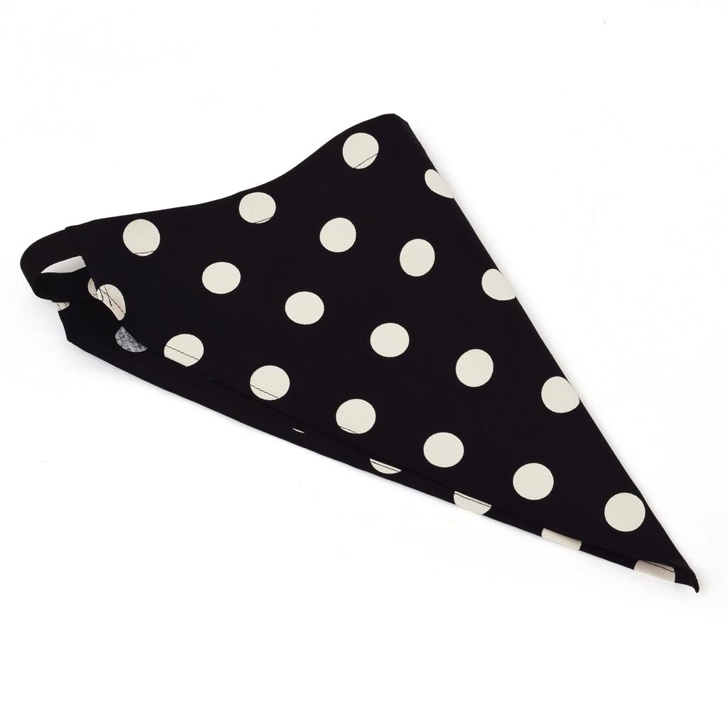 COLORFUL CANDY STYLE Decor PolkaDot Apron Size Polka Dot Large X Narrow Stripe 3 Piece Set for Girls Cute for Kids Children Apron Bandana Set Elastic