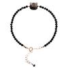 Niche Design Cat Shell Adjustable Bracelet Black crystal semi-precious stone fine luxury women's bracelet