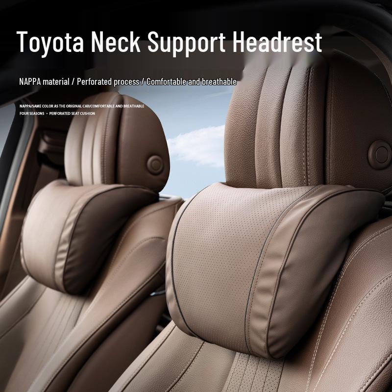 Toyota Headrest Pillow & Lumbar Support for Highlander Camry Avalon Levin RAV4 Wildlander