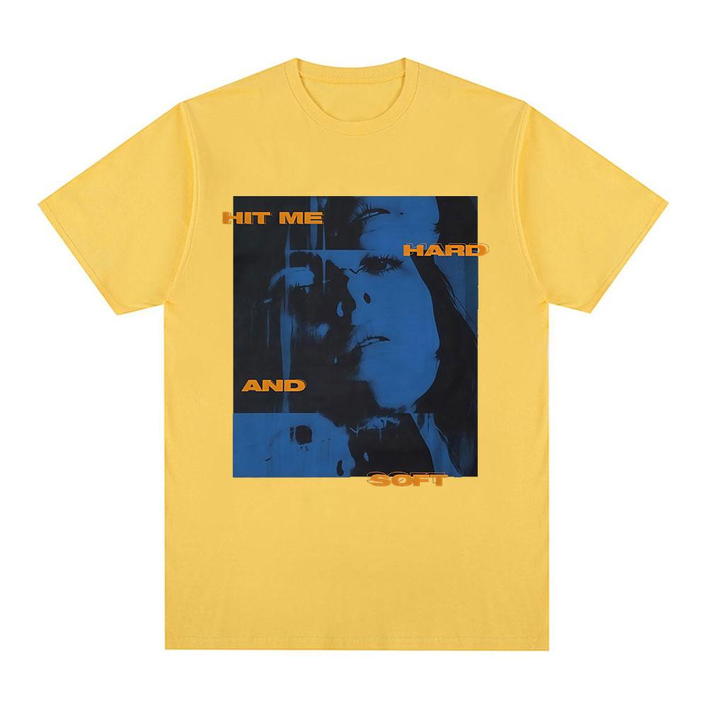 Hit Me Hard and Soft 2025 Tour T Shirt Unisex Women Clothing Fashion Hip Hop T Shirts Cotton Casual Short Sleeve Tshirts Fans Gift