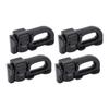 4Pcs L Track Double Stud Tie Down Fitting Carbon Steel L Track Rail Double Stud Fitting for Truck Bed Trailer   Control Pickup RV ATV