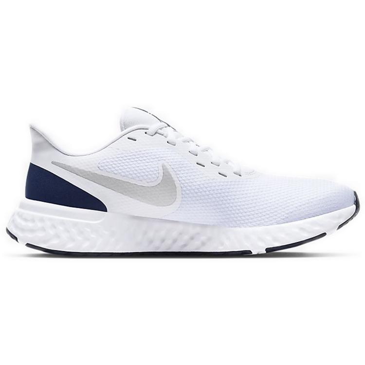 New Nike Revolution 5 White Midnight Navy BQ3204-102