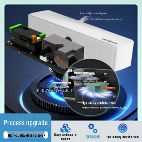 Jishen Auto Door Opener with Sensor & 4G Mobile Control