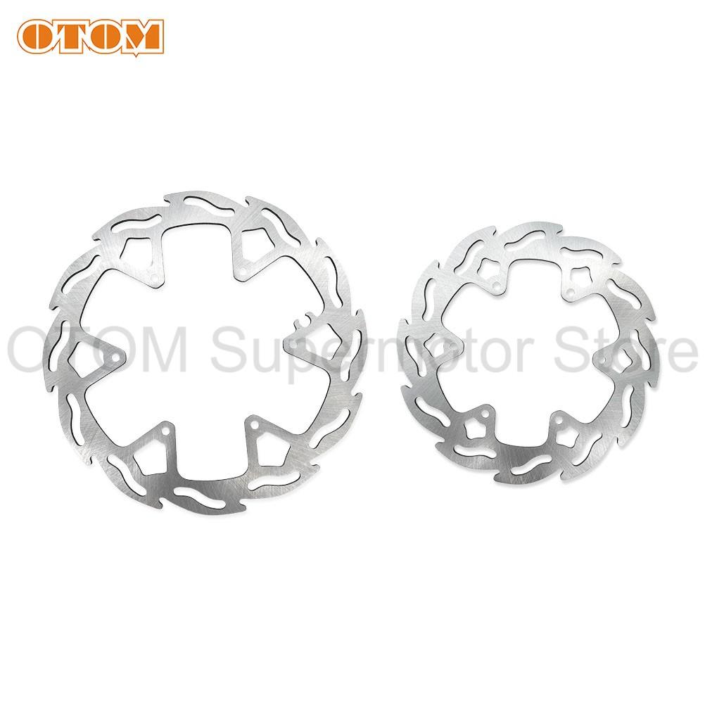 For KTM HUSQVARNA GASGAS Motorcycle Front 260mm Rear 220mm Brake Disc Rotor 6 Holes Steel Plate SX SXF XC XCF EXC EXCF XCW FC TE