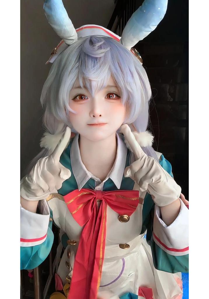 Spiel Genshin Impact Sigewine Cosplay Kostüm Perücke Kleid Komplettes Set Fontaine Sigewine Festung Oberschwester Uniform Halloween Party