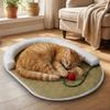 Neck Support Dog Sleeping Mat Ice Silky Cooling Puppy Kennel Cat Cool Pad Bed  Small Pet