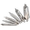 6PC Combined HSS Center Drill Countersink Bit Lathe Mill Tackle Tool Kit Set