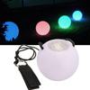 LED POI Thrown Balls Waterproof for Xmas Home Party Wedding Garden Outdoor Decoration Professional Belly Dance Level Hand Props (2 Pcs)
