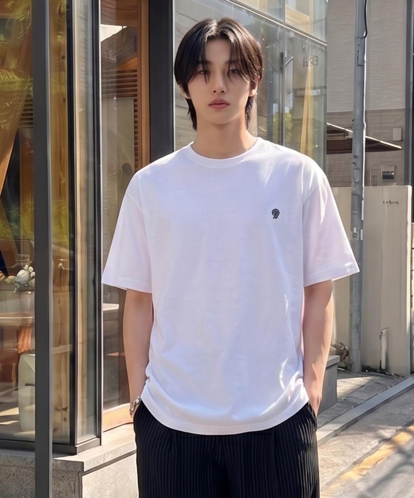 Hapeunain Signature Symbol Embroidered Short Sleeve T-Shirt I05Jrd_Hbx11332
