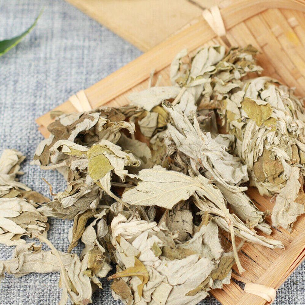 

Organic Chinese Loose Leaf Herbal Tea, Natural Mugwort Yellow Grass Aiye Herbs 50g/250g for Men Women, Healthy Caffeine-Free Green Food