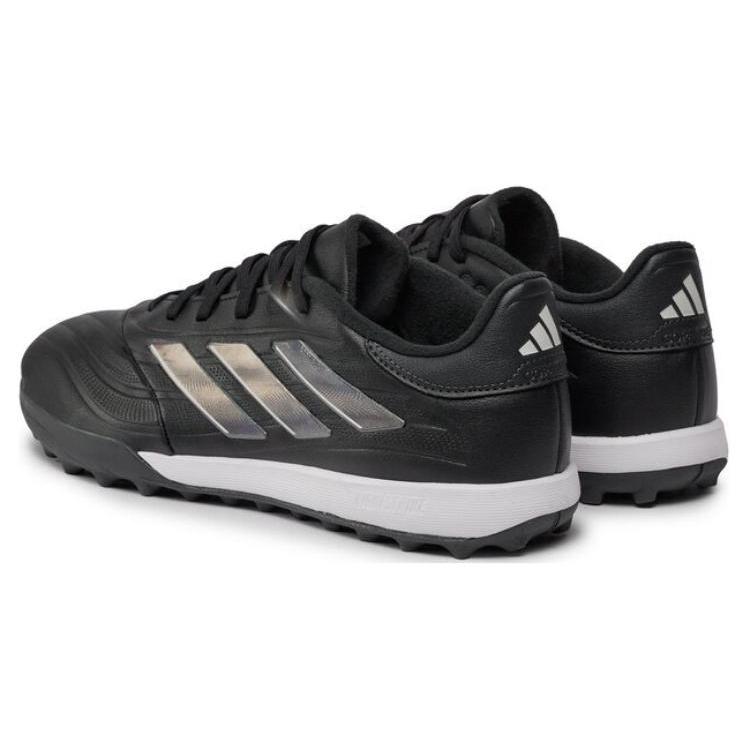 New Adidas Copa TF Rubber Broken Studs Cushioning, Slip Resistant, And Abrasion Resistant Soccer Shoes Men's Black Silver IE7498