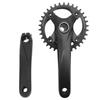 Bike Crankset 34T Chainring Sprocket Aluminium Alloy Hollow Integrated CNC Light Weight Bike Parts for MTB