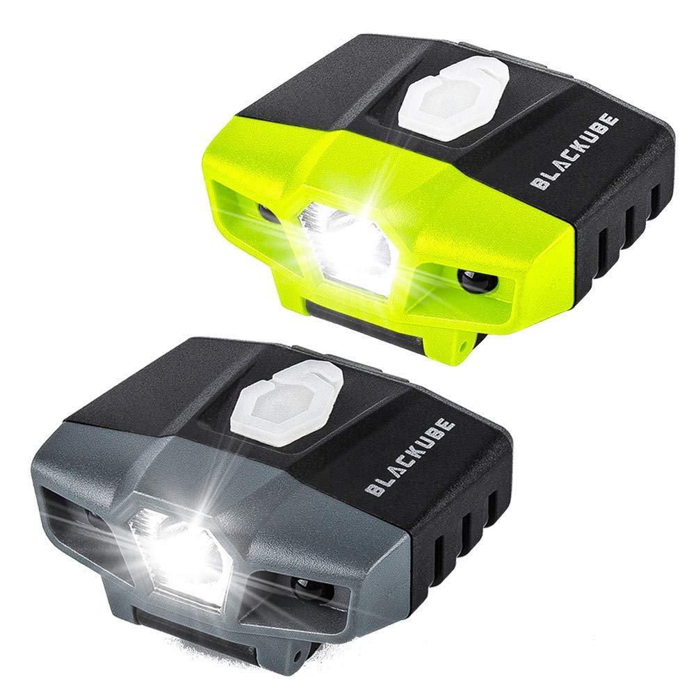 

BLACKUBE Rechargeable Cap Hat Light Clip with Motion Bright 29 Hours of Fishing Light Sensor, Light,