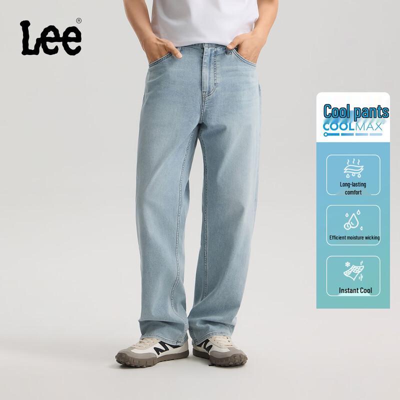 Lee Men s 762 Loose Straight Cool-Touch Denim Jeans 29