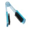 Multifunction Hair Straightener Clamp Brush Blue Hair Straightening Splint Comb  Salon Use