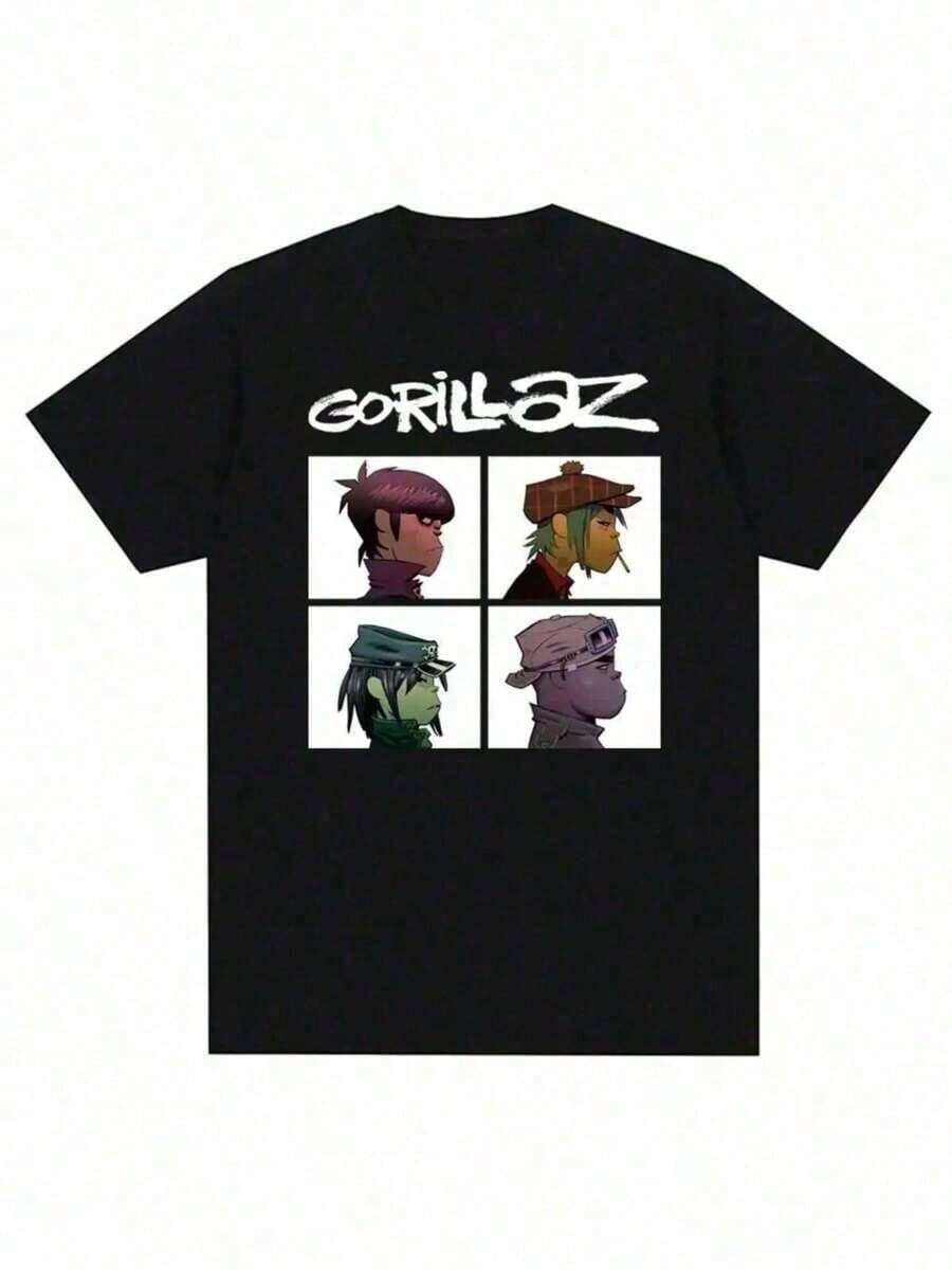 

Gorillaz Punk Rock Band Print Unisex T-Shirt XXXL