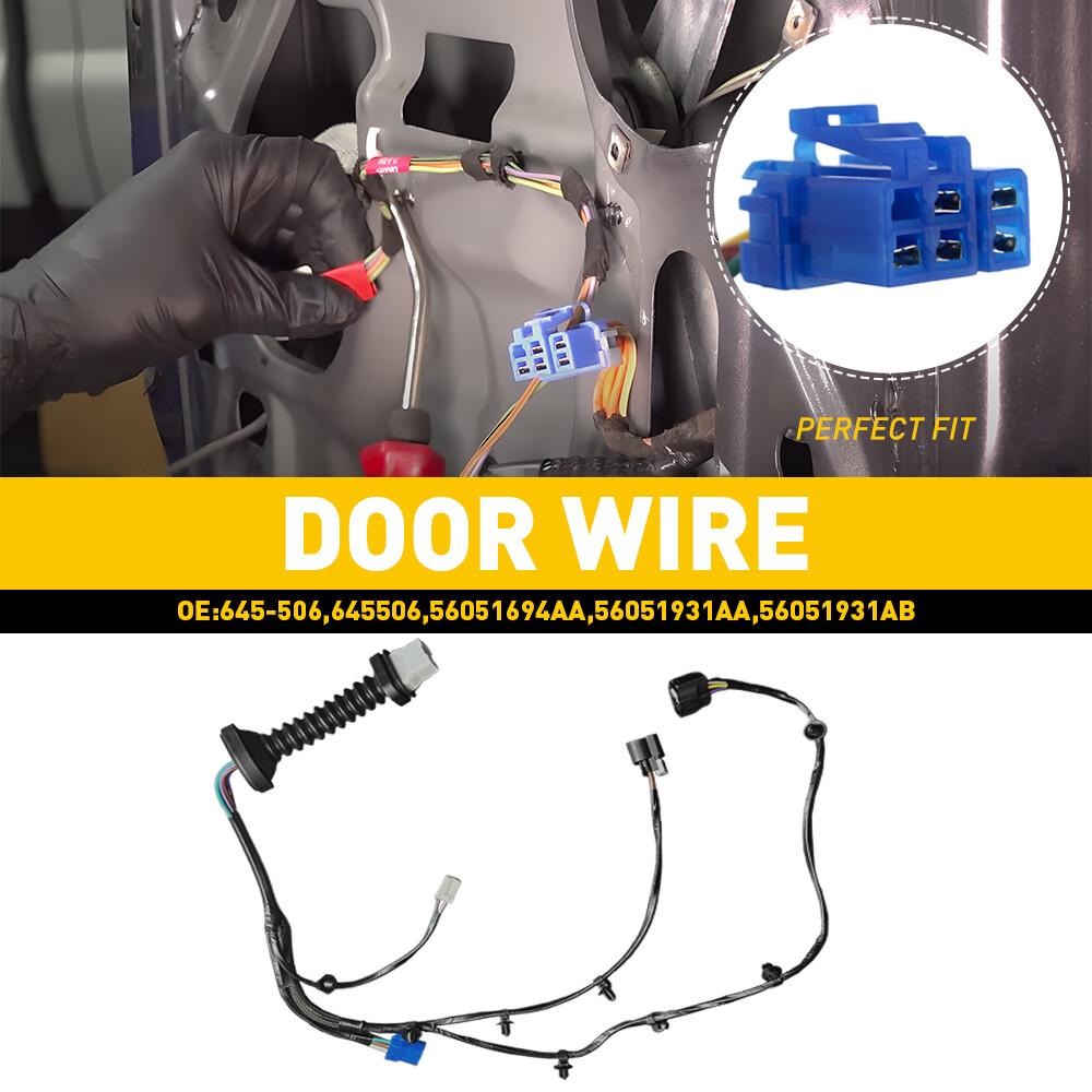 Rear Door Wiring Harness Fits for 2004-2008 Dodge Ram 1500 2500 3500 #56051694AA