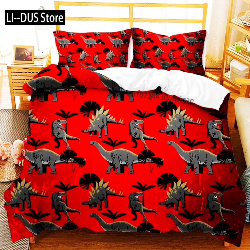 

Comforter Dinosaur Dinosaurs T-Rex Jurassic Dino Fossil Dinosaur Bedding Double Queen King Size Soft Polyester Qulit Comforter (quilt)-EU Single(135*200cm)3pcs