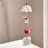 Jellyfish Star Lucky Leaf Wind Chime Keychain & Phone Lanyard Pendant