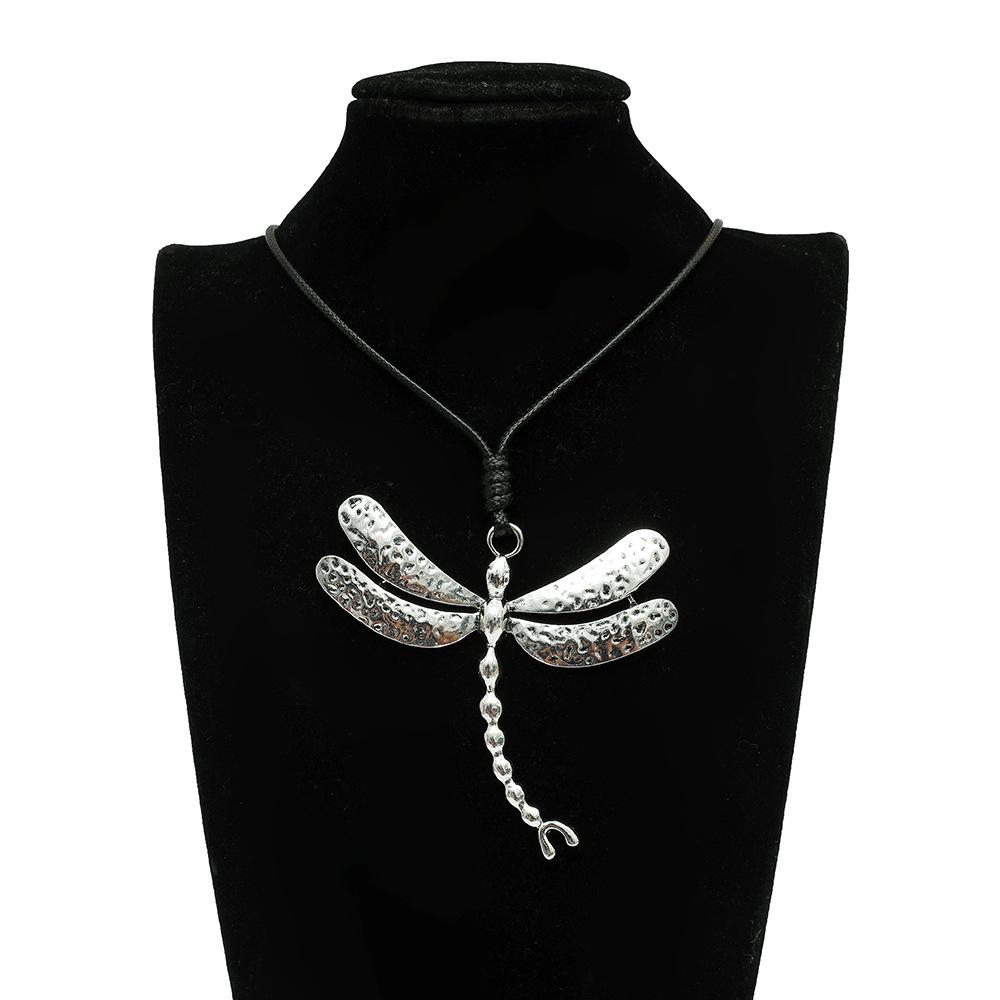 Women S Long Necklace, Dragonfly Pendant, Simple And Versatile Metal Necklace Accessories
