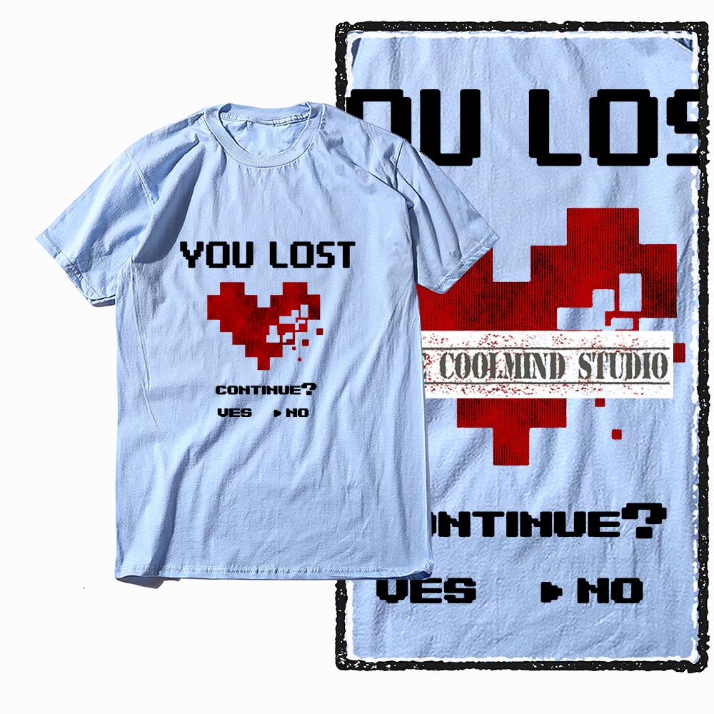 

Coolmind X0028 100% Cotton game lover exclusive graphic men T Shirt big size streetwear men tshirt t-shirt for men tee shirt S