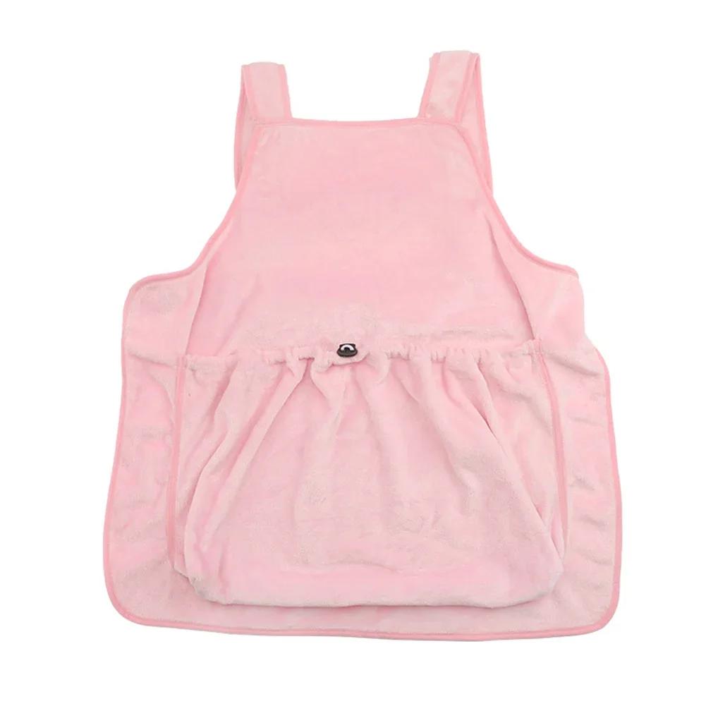 Cozy Pet Carrier Apron for Small Cats and Dogs Perfect for Outdoor Winter Travel Features Hanging Chest Bag and Cat Sleeping