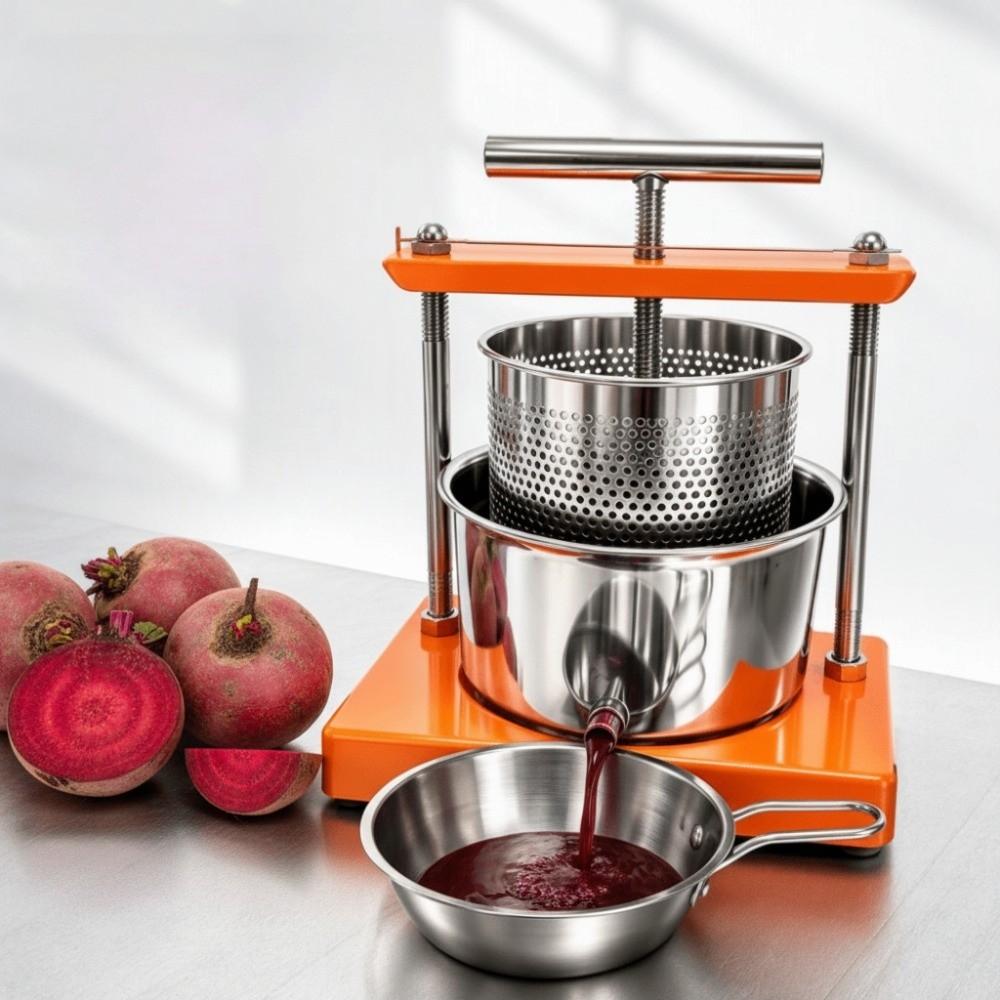 With Drip Basin Manual Juicer Fine Filter Mesh Honey Press Machine Dumpling Filling