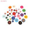 15/22Pcs Polyester Cartoon Flower Patches Ironing Embroidery Cloth Sticker Patches For Kids Dress Applique DIY Bags Decoration