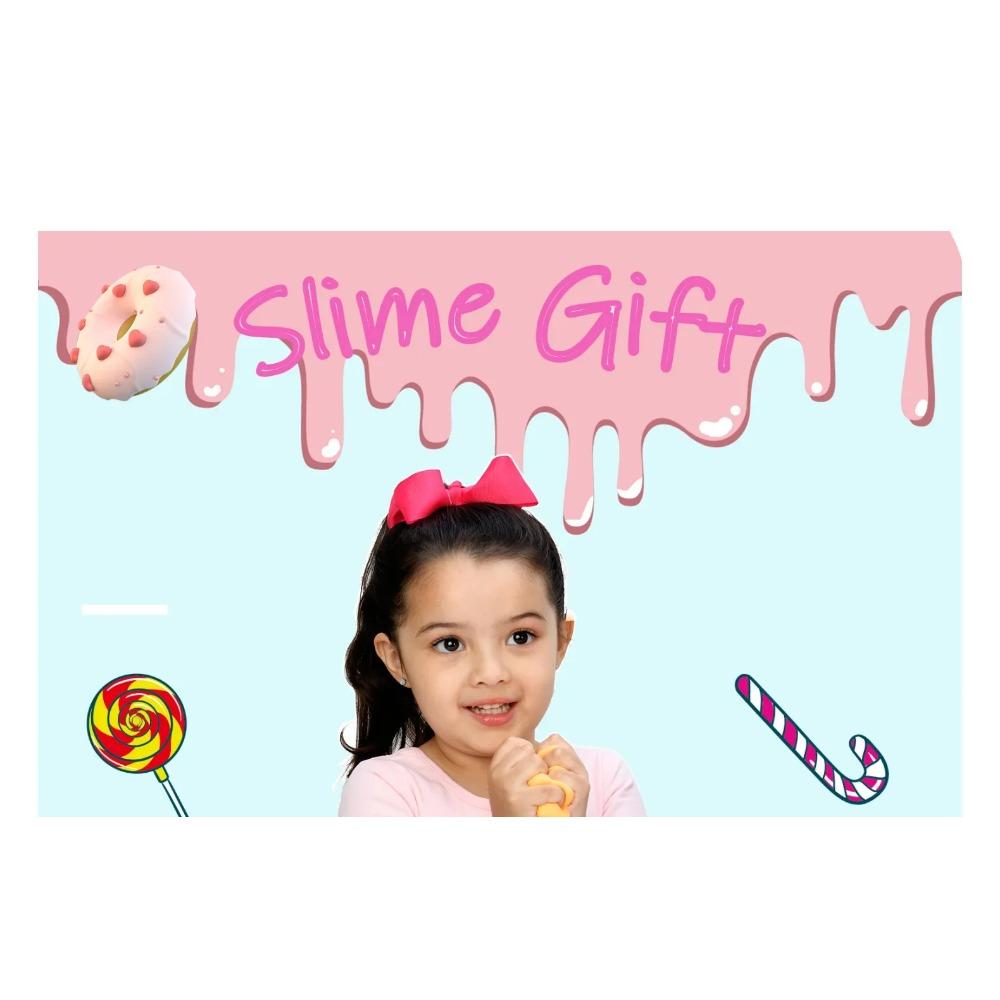 Sweet Treats Ice Cream Slime Kit Safety DIY Squishy Crystal Mud Toy Sensory Toy with Foaming Glue Girls Gifts