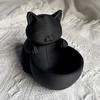 3D Printed Cat-Hug Bowl Pot With Drainage Holes Succulents Small Flowers Plants Cacti Home Offices Desktop Decorative Ornament