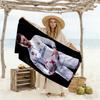 Goalkeeper Action Beach Towel Super Soft & Absorbent Comfortable Lightweight Suitable for Swimming, Gym, Camping, Yoga Vacation