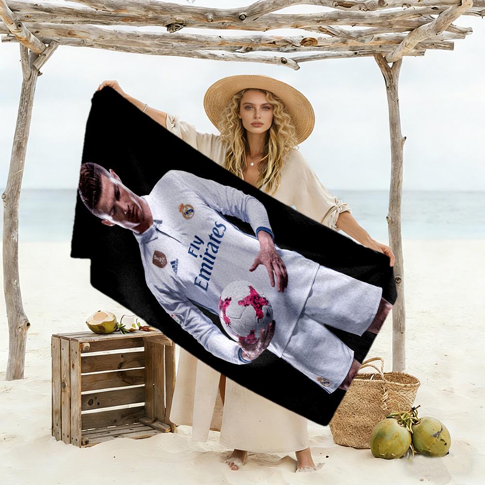 Goalkeeper Action Beach Towel Super Soft & Absorbent Comfortable Lightweight Suitable for Swimming, Gym, Camping, Yoga Vacation