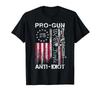 Pro Gun Anti Idiot Shirt Vintage USA Flag 2nd Amendment T-Shirt (1)
