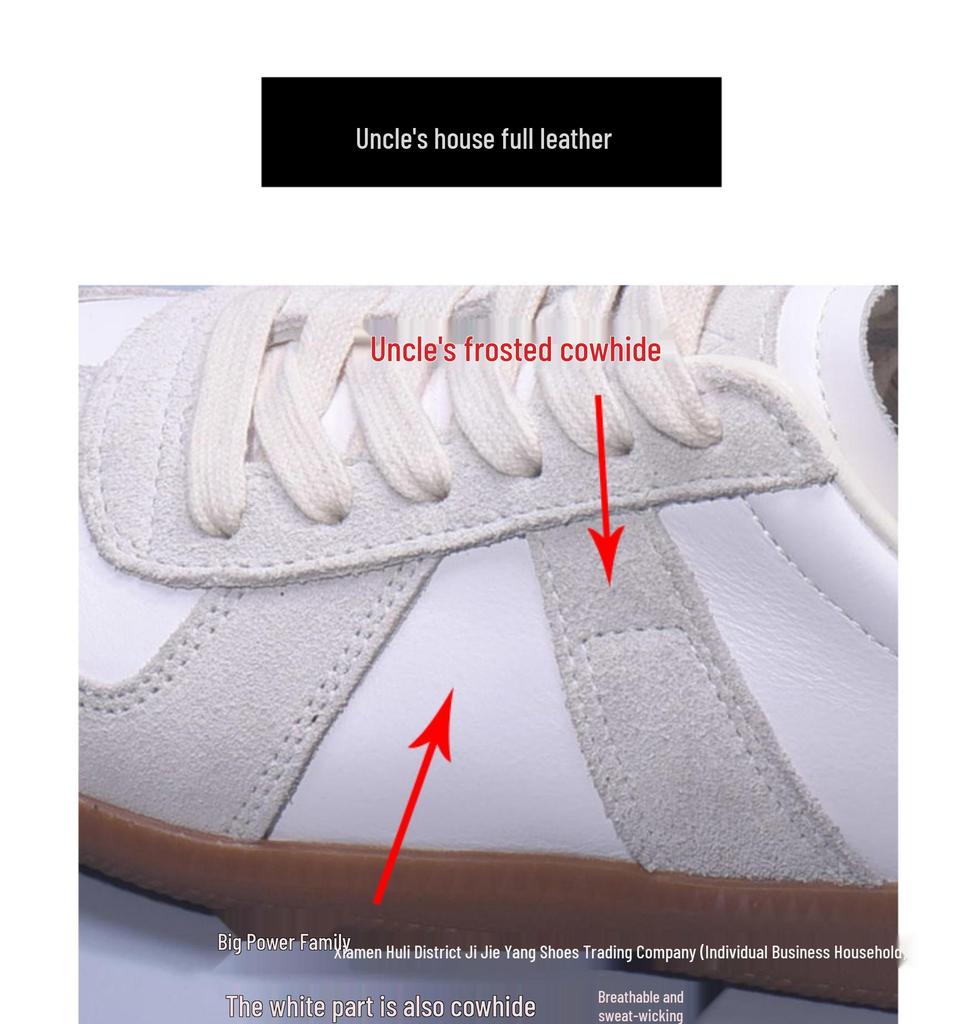 Dexun Women's Genuine Cowhide White Flat Shoes - New for Spring & Autumn 2025, Casual & Versatile.