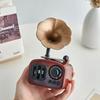 Retro Fonograf Müzik Kutusu Mini Müzik Kutusu Klasik Sanat Dekoru Müzik Kutusu Ev El Sanatları Pilsiz Masaüstü Dekoru Yeni Yıl Hediyeleri