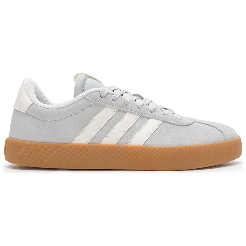 Adidas Vl Court 3.0 Wonder Silver Off White Gum Women's Sneakers JP7539