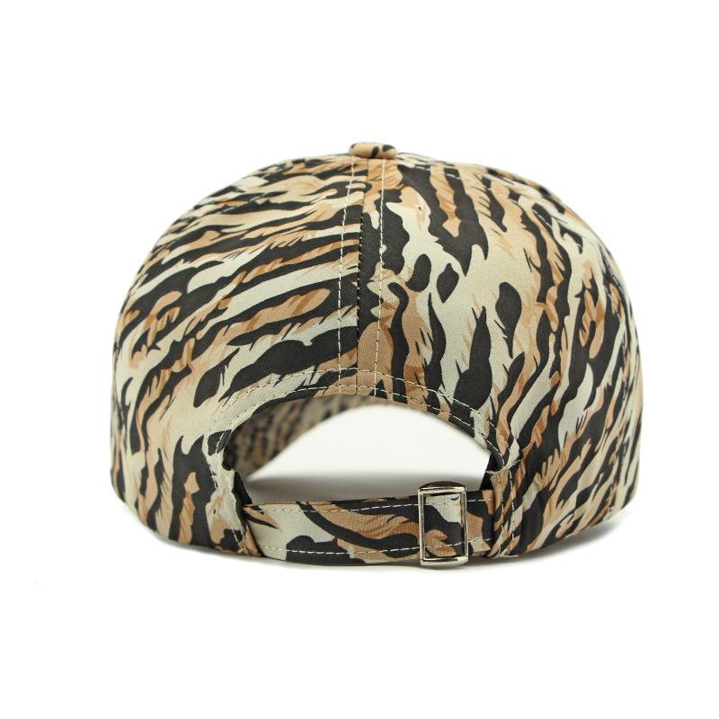 Women's Spring Summer Leopard Print Cap Outdoor Sun Hat Men's Baseball Cap