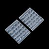 Bowknot Silicone Nail Art Molds 3D Multiple Ribbon Lace Bows Mould for Beauty Salon DIY Professional Nail Decoration
