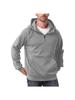 2025 American Retro Men's Hooded Winter Crossover Sweatshirt - New Loose Fit, Solid Color, Zipper Jacket