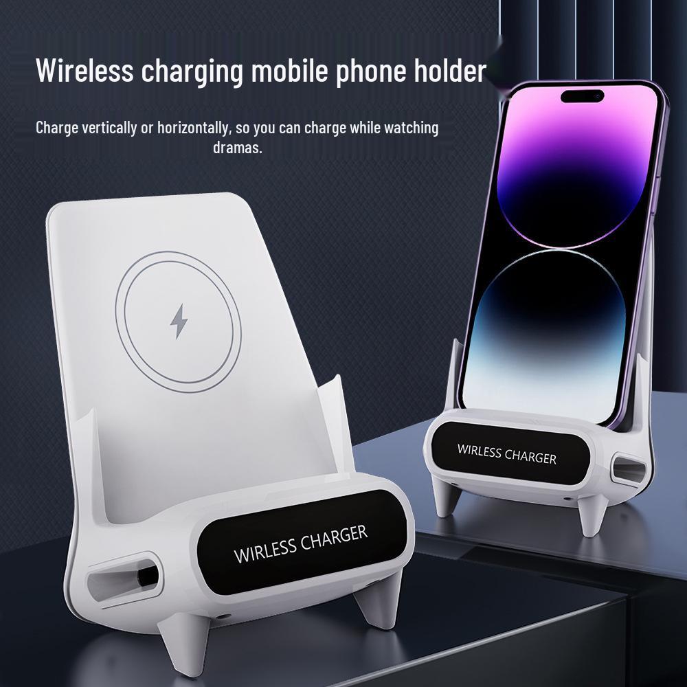 15W Fast Charging Wireless Desktop Stand with Speaker
