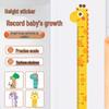 Removable Cartoon Wall Height Measurement Sticker for Kids and Babies