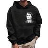 Men's Fashionable Casual Long-sleeved Printed Hooded Sweater Top
