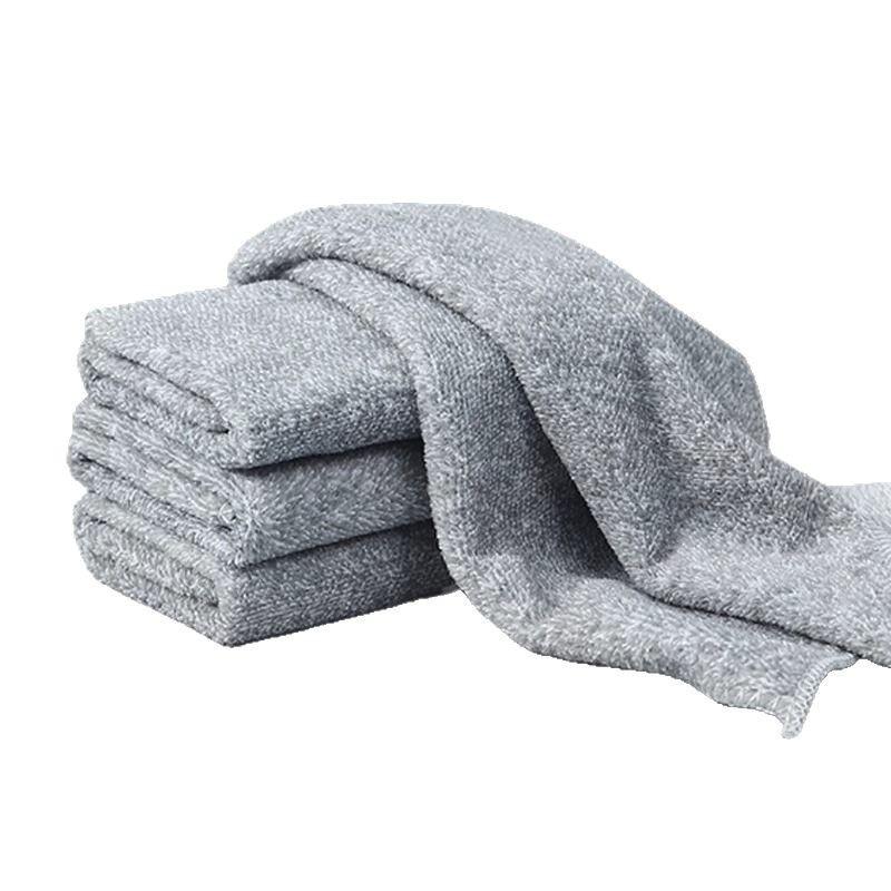 Bamboo Charcoal Fiber Lint-Free Dishcloth - Non-stick, Absorbent Kitchen Towel for Cleaning and Dishwashing