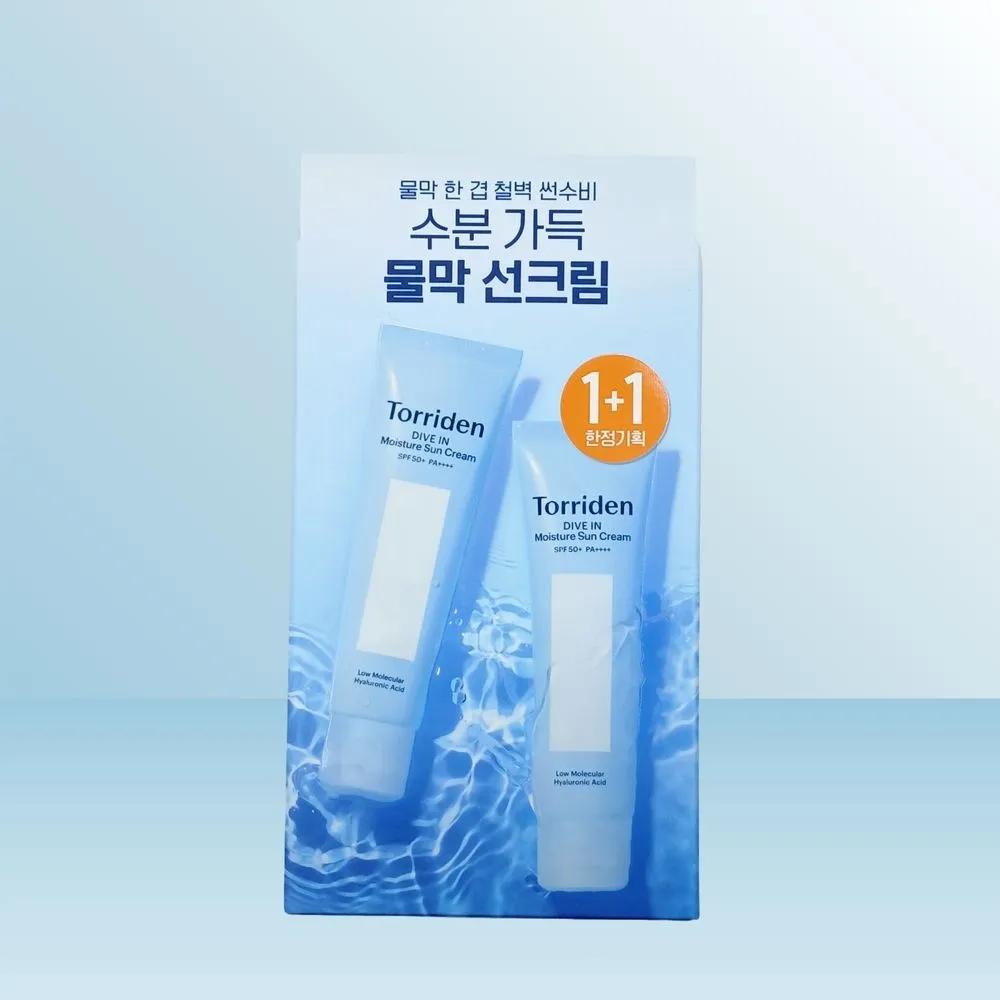 TORRIDEN Dive-in Watery Moisture Sun Cream 60ml (Pack of 2) x 1