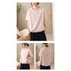 DIMANAF 2026 Plus Size Summer Women T-Shirts Casual Lady Tops Tunic Shirt Oversize Loose Tees Cotton Solid