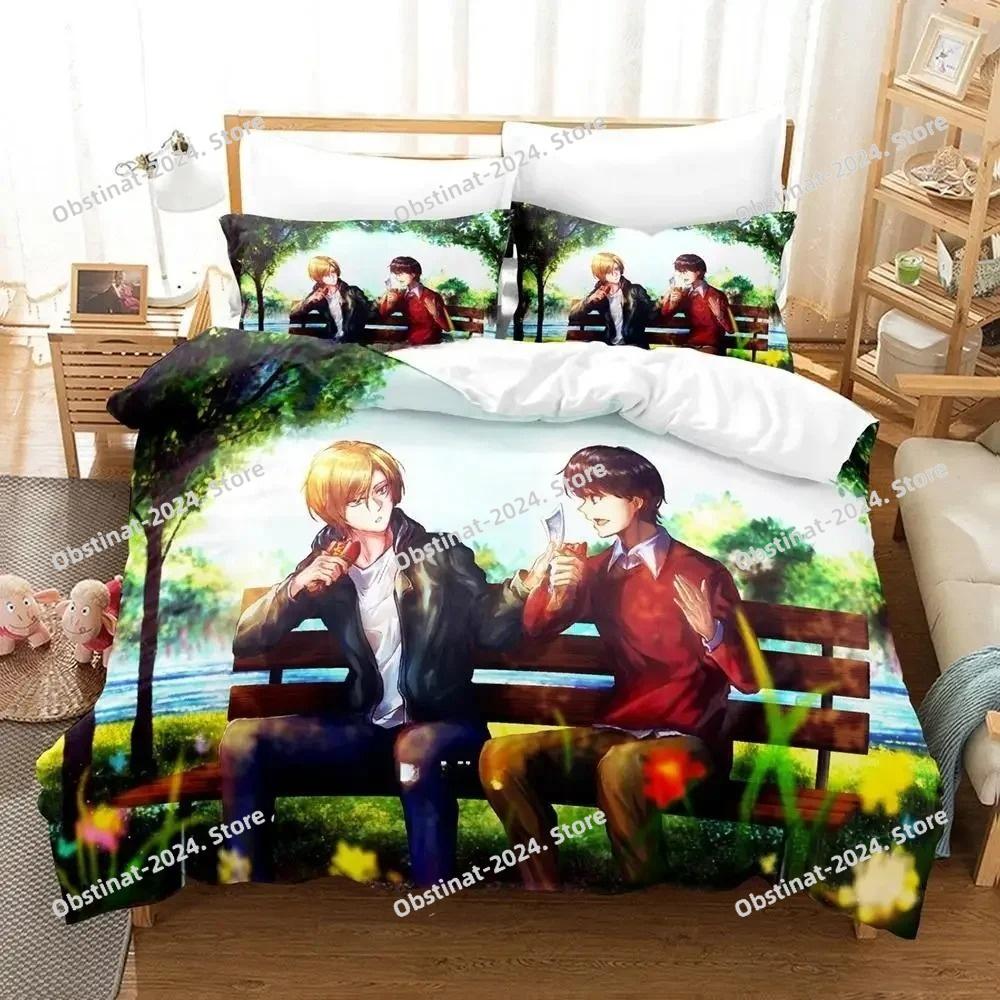 3d Print Anime Banana Fish Bedding Set Printed Duvet Cover Pillowcase Single Double Style Queen King Size Sets