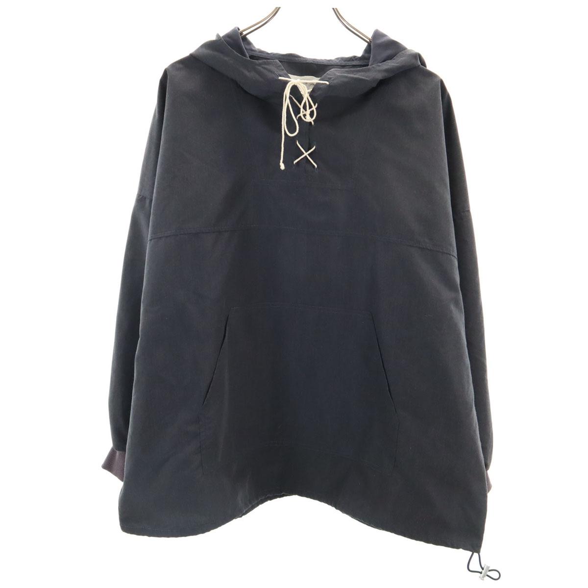 

n Or LABEL Парка с длинным рукавом на шнуровке F Темно-синий Женский Б/У